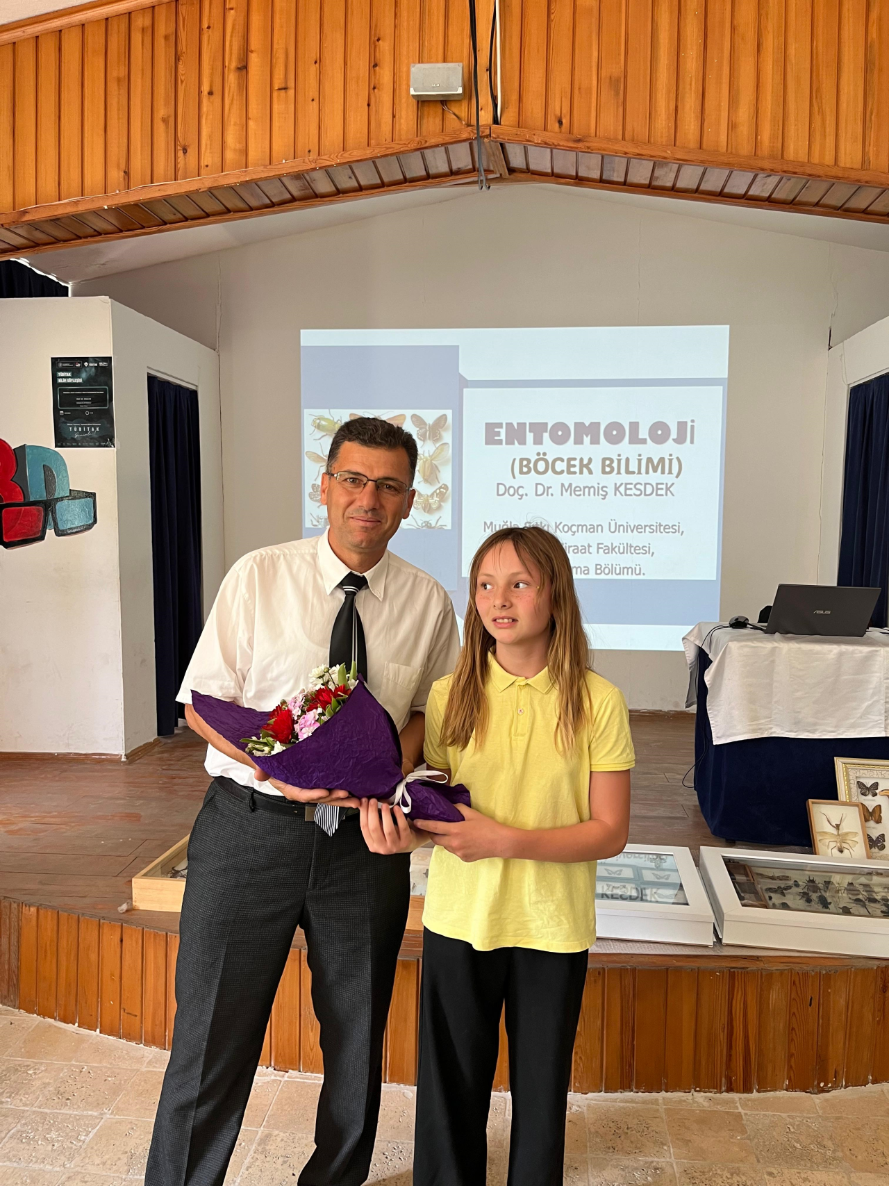 Fakültemiz Öğretim Üyesi ve Öğretim Elemandan Kazım Yılmaz İlkokuluna Entomofobi