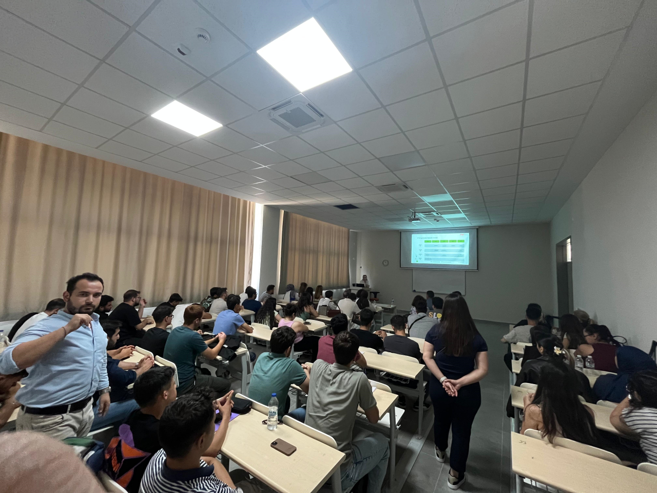 Firmadan Öğrencilerimize Sektör Hakkında Bilgilendirme 